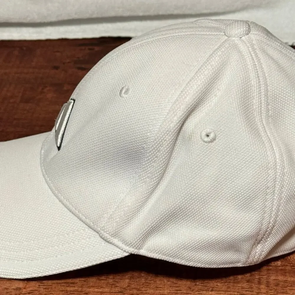 Adidas White Climalite Hat small/ Medium